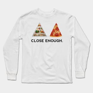 Food Pyramid - Pizza Long Sleeve T-Shirt